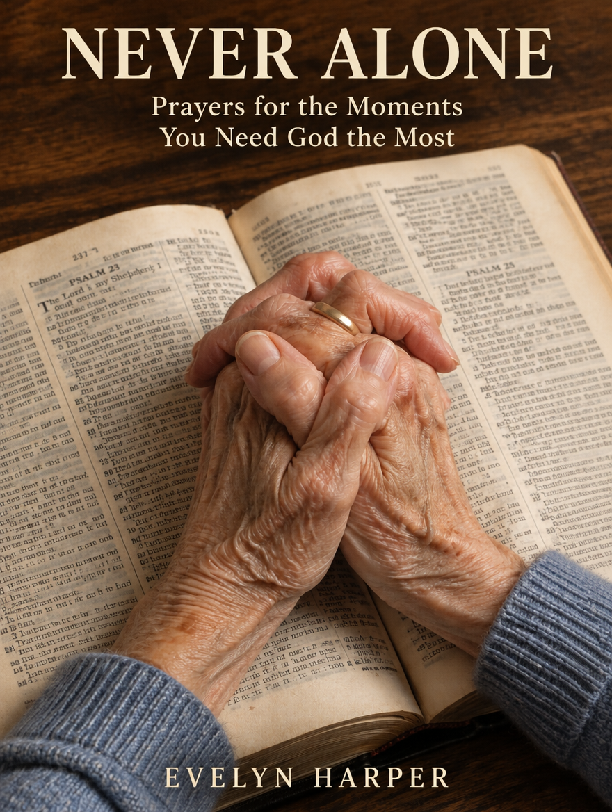 Cover of Never Alone: Prayers for the Moments You Need God the Most, by Evelyn Harper
